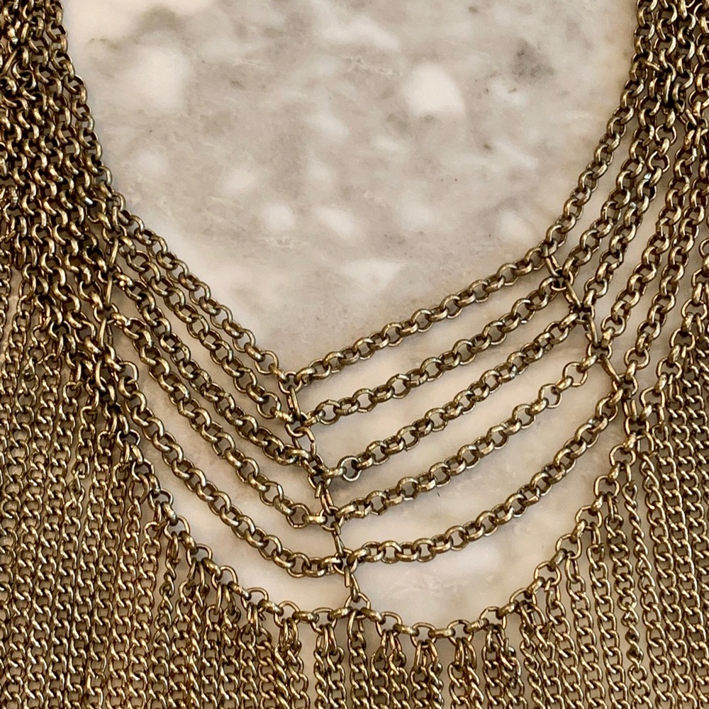 Stunning Copper Statement Necklace - image 3